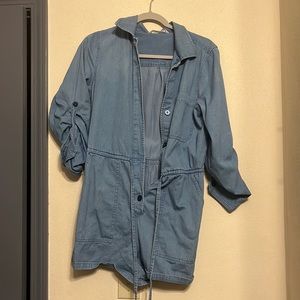 Denim romper